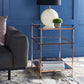 Safavieh Noelia 3 Tier Accent Table - Rose Gold | Accent Tables | Modishstore