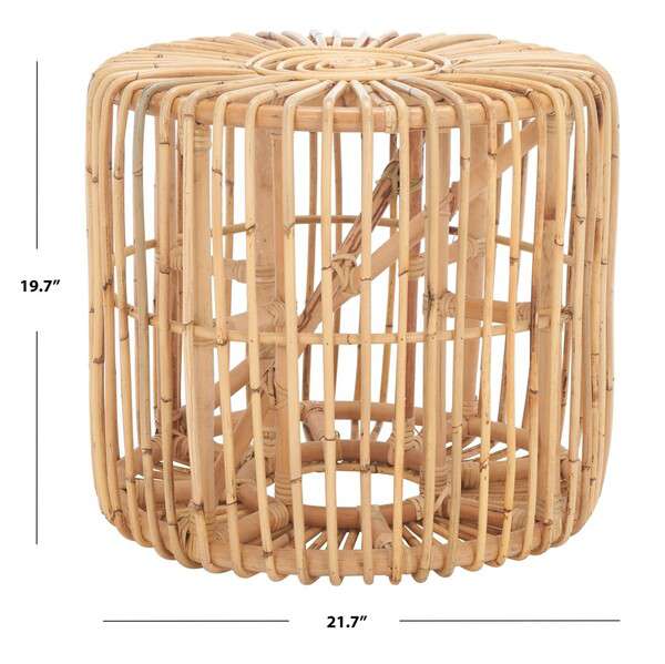 Safavieh Jabez Round Accent Table - Natural | Accent Tables | Modishstore - 2