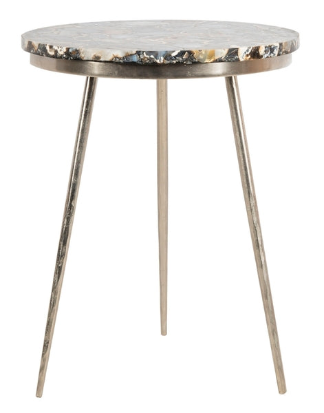 Safavieh Faryn Agate Round Accent Table | Accent Tables | Modishstore - 1