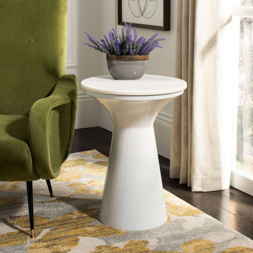 Safavieh Mila Pedestal End Table | End Tables | Modishstore - 6