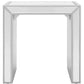 Safavieh Laken Mirrored Accent Table - Silver | Accent Tables | Modishstore