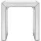 Safavieh Laken Mirrored Accent Table - Silver | Accent Tables | Modishstore