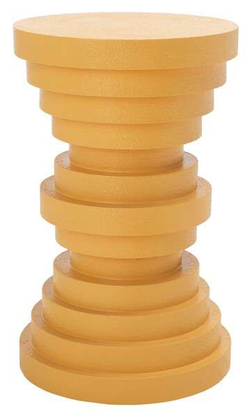 Safavieh Ali Accent Table - Yellow | Accent Tables | Modishstore - 2