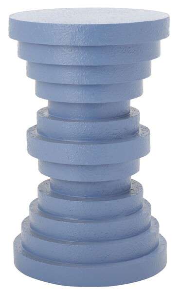 Safavieh Ali Accent Table - Periwinkle | Accent Tables | Modishstore - 2