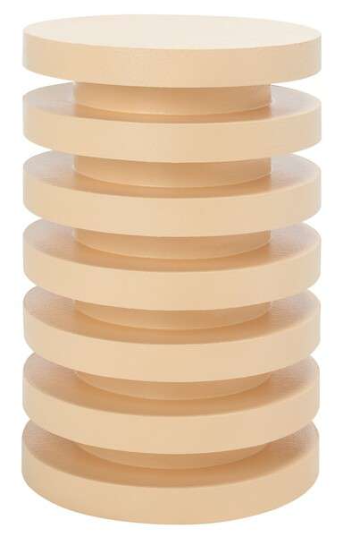 Safavieh Kaysar Accent Table - Cream | Accent Tables | Modishstore - 2