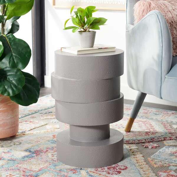 Safavieh Tyce Accent Table - Gray | Accent Tables | Modishstore