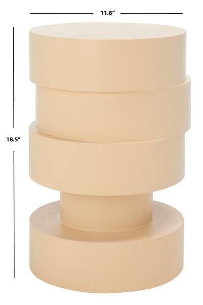 Safavieh Tyce Accent Table - Cream | Accent Tables | Modishstore - 4
