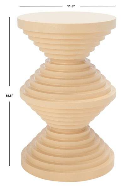Safavieh Glynn Accent Table - Cream | Accent Tables | Modishstore - 4