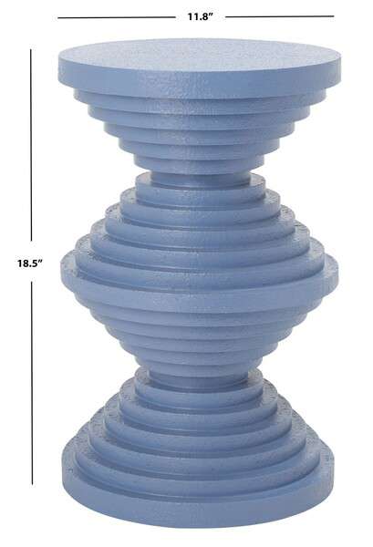 Safavieh Glynn Accent Table - Periwinkle | Accent Tables | Modishstore - 4