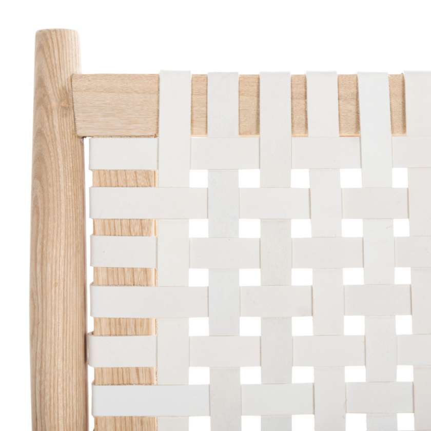 Safavieh Soleil Leather Woven Accent Chair | Accent Chairs | Modishstore - 3