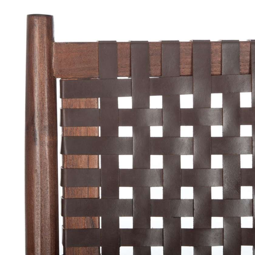 Safavieh Soleil Leather Woven Accent Chair | Accent Chairs | Modishstore - 12