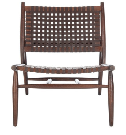 Safavieh Soleil Leather Woven Accent Chair | Accent Chairs | Modishstore - 9
