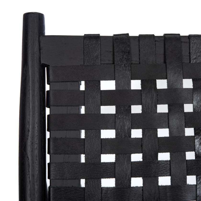 Safavieh Soleil Leather Woven Accent Chair | Accent Chairs | Modishstore - 13