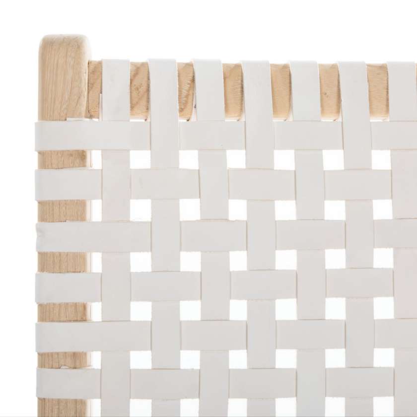 Safavieh Luna Leather Woven Accent Chair – Modish Store