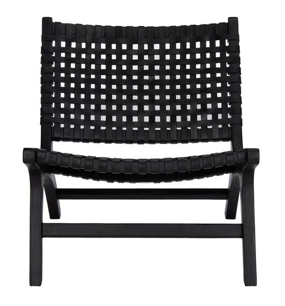 Safavieh Luna Leather Woven Accent Chair | Accent Chairs |  Modishstore  - 14
