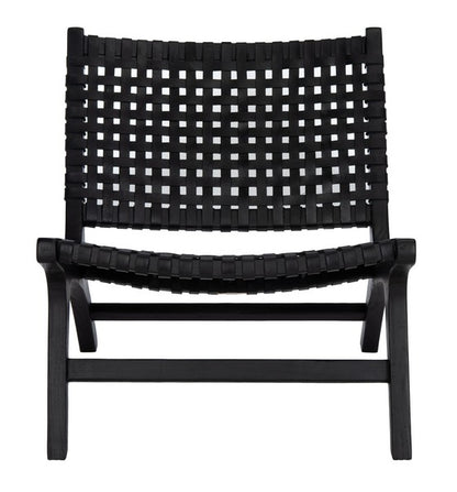 Safavieh Luna Leather Woven Accent Chair | Accent Chairs | Modishstore - 14