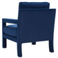 Safavieh Kye Accent Chair - Navy | Accent Chairs | Modishstore - 3