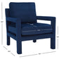 Safavieh Kye Accent Chair - Navy | Accent Chairs | Modishstore - 4