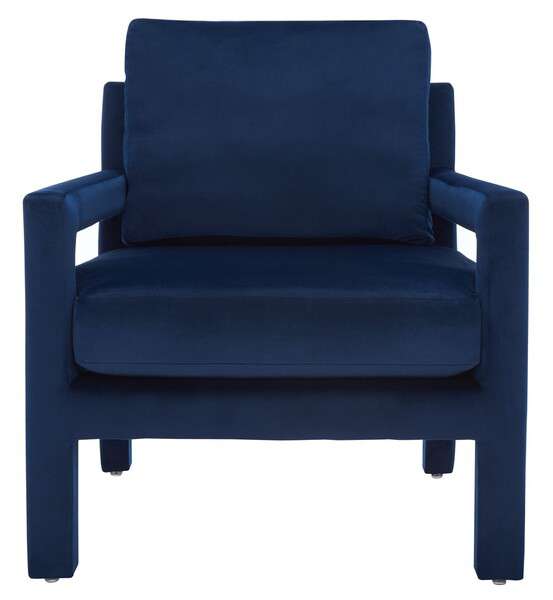 Safavieh Kye Accent Chair - Navy | Accent Chairs | Modishstore - 2