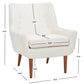 Safavieh Amina Accent Chair - Cream | Accent Chairs | Modishstore - 3