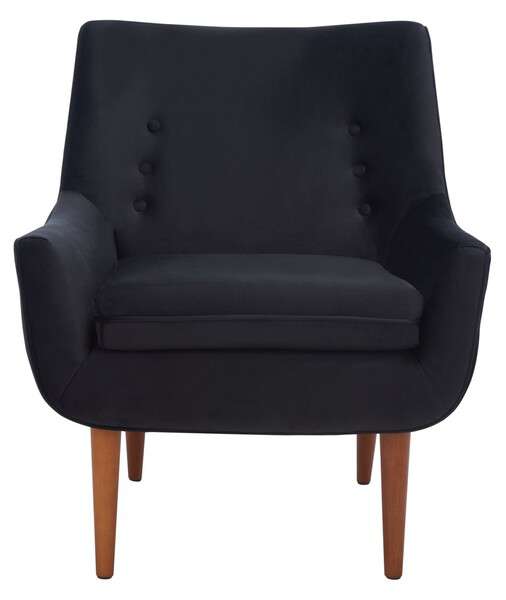 Safavieh Amina Accent Chair - Black | Accent Chairs | Modishstore