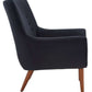 Safavieh Amina Accent Chair - Black | Accent Chairs | Modishstore - 3