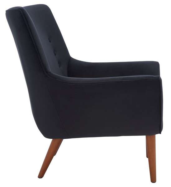Safavieh Amina Accent Chair - Black | Accent Chairs | Modishstore - 3