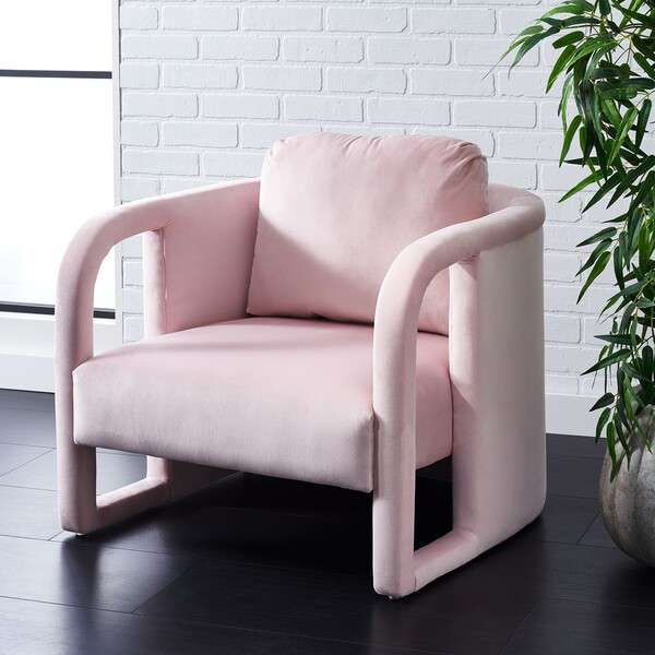 Safavieh Fifer Accent Chair Light Pink – Modish Store