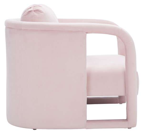 Safavieh Fifer Accent Chair - Light Pink | Accent Chairs | Modishstore - 2