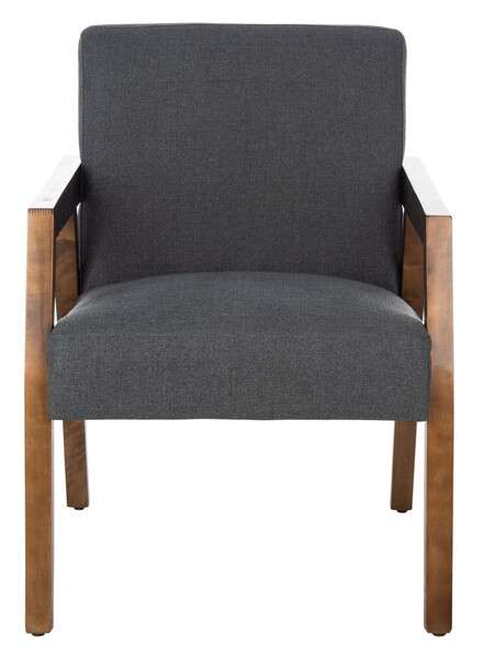 Safavieh Olyvar Arm Chair - Dark Gray | Accent Chairs | Modishstore - 2