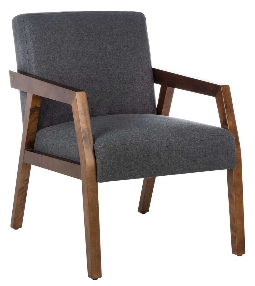 Safavieh Olyvar Arm Chair - Dark Gray | Accent Chairs | Modishstore - 3