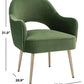Safavieh Dublyn Accent Chair - Green | Accent Chairs | Modishstore - 4