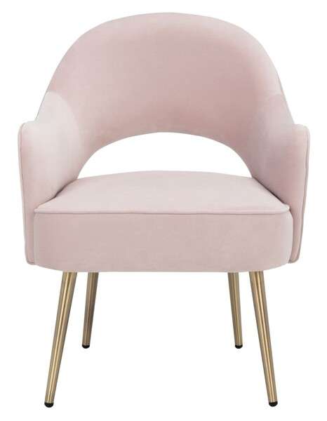 Safavieh Dublyn Accent Chair - Light Pink | Accent Chairs | Modishstore - 2
