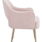 Safavieh Dublyn Accent Chair - Light Pink | Accent Chairs | Modishstore - 3
