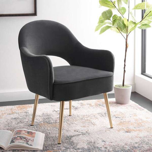 Safavieh Dublyn Accent Chair - Black | Accent Chairs | Modishstore