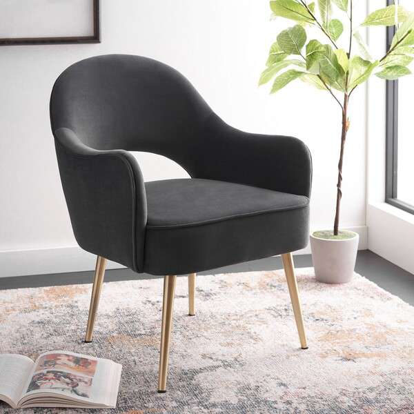 Safavieh Dublyn Accent Chair - Black | Accent Chairs | Modishstore