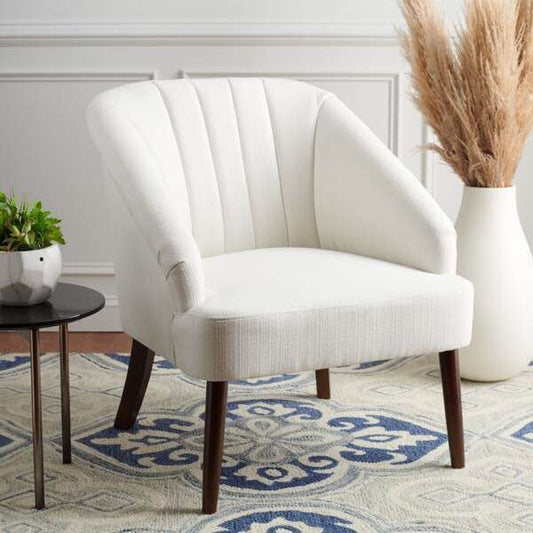 Safavieh Quenton Accent Chair - White | Accent Chairs | Modishstore