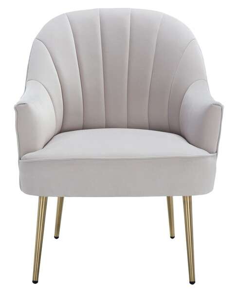 Safavieh Areli Accent Chair - Light Gray | Accent Chairs | Modishstore - 2