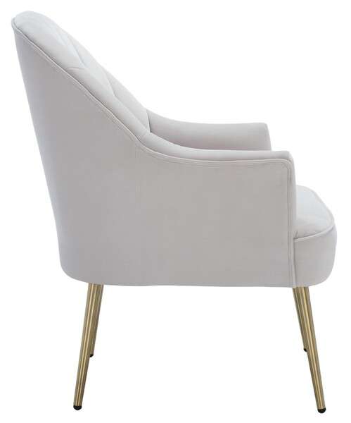 Safavieh Areli Accent Chair - Light Gray | Accent Chairs | Modishstore - 3