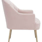 Safavieh Areli Accent Chair - Light Pink | Accent Chairs | Modishstore - 3