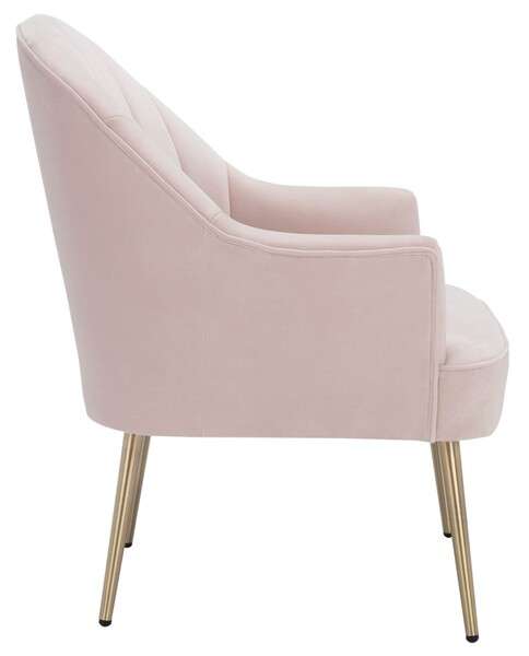 Safavieh Areli Accent Chair - Light Pink | Accent Chairs | Modishstore - 3