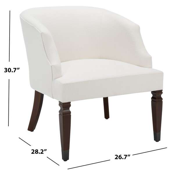 Safavieh Ibuki Accent Chair - White | Accent Chairs | Modishstore - 4