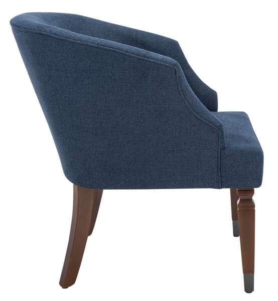 Safavieh Ibuki Accent Chair - Navy | Accent Chairs | Modishstore - 3