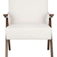 Safavieh Emyr Arm Chair - White | Accent Chairs | Modishstore - 2
