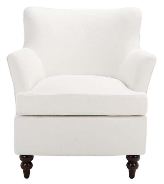 Safavieh Levin Accent Chair - White | Accent Chairs | Modishstore - 2