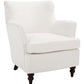 Safavieh Levin Accent Chair - White | Accent Chairs | Modishstore - 3