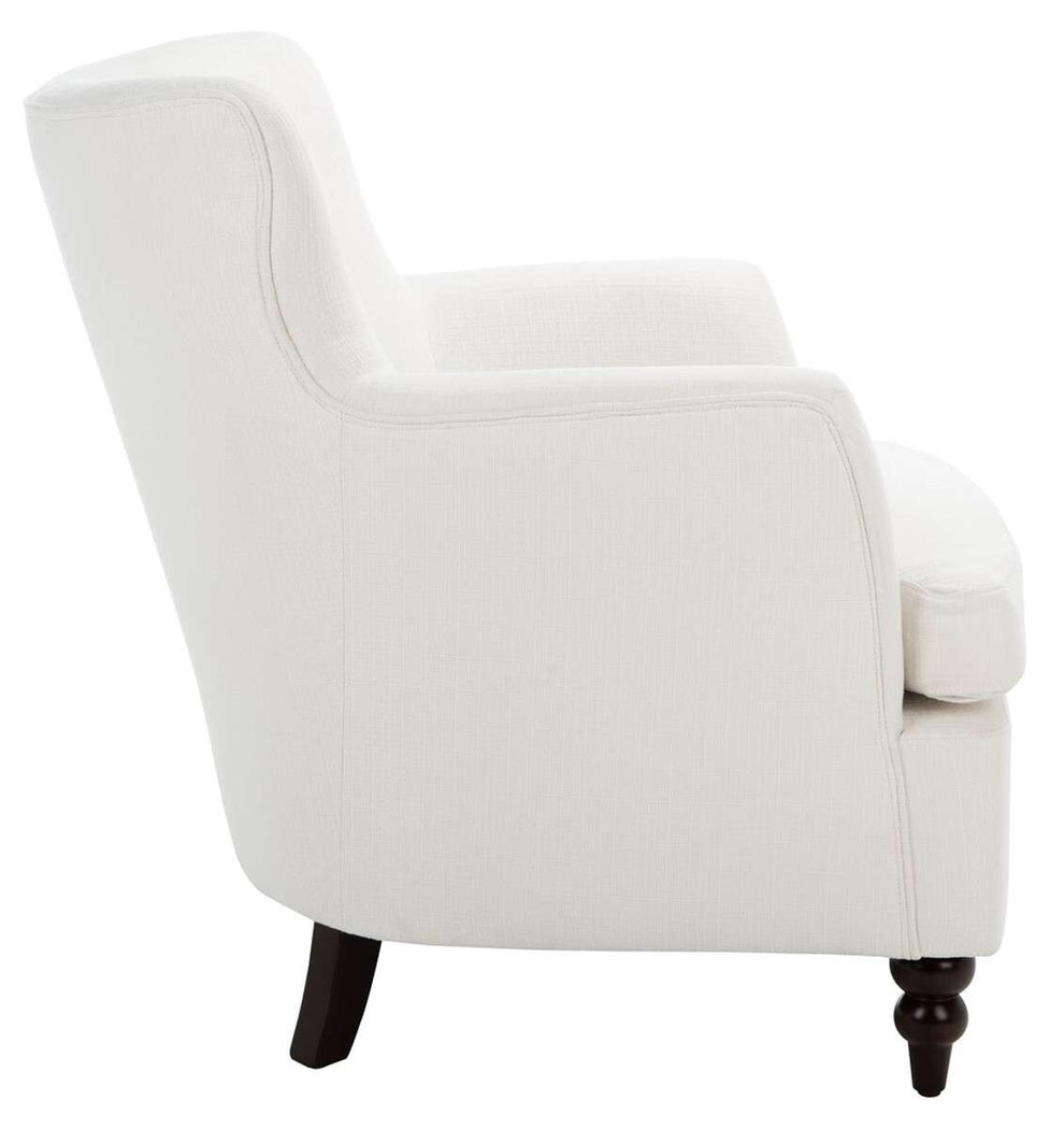 Safavieh Levin Accent Chair - White | Accent Chairs | Modishstore - 4