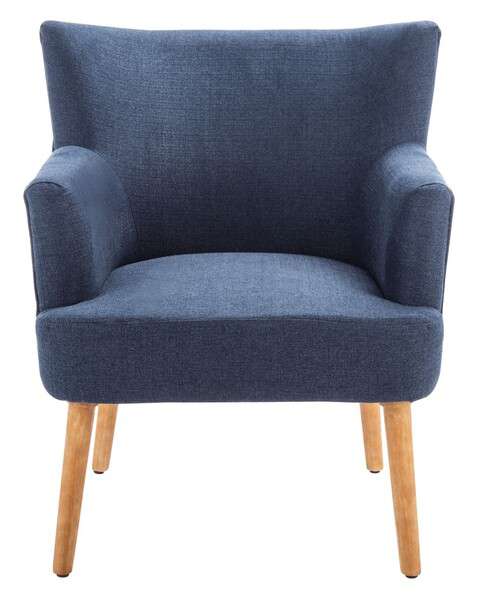 Safavieh Delfino Accent Chair - Navy | Accent Chairs | Modishstore - 2