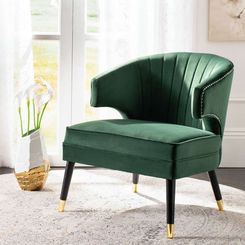 Safavieh Stazia Wingback Accent Chair | Accent Chairs | Modishstore - 14