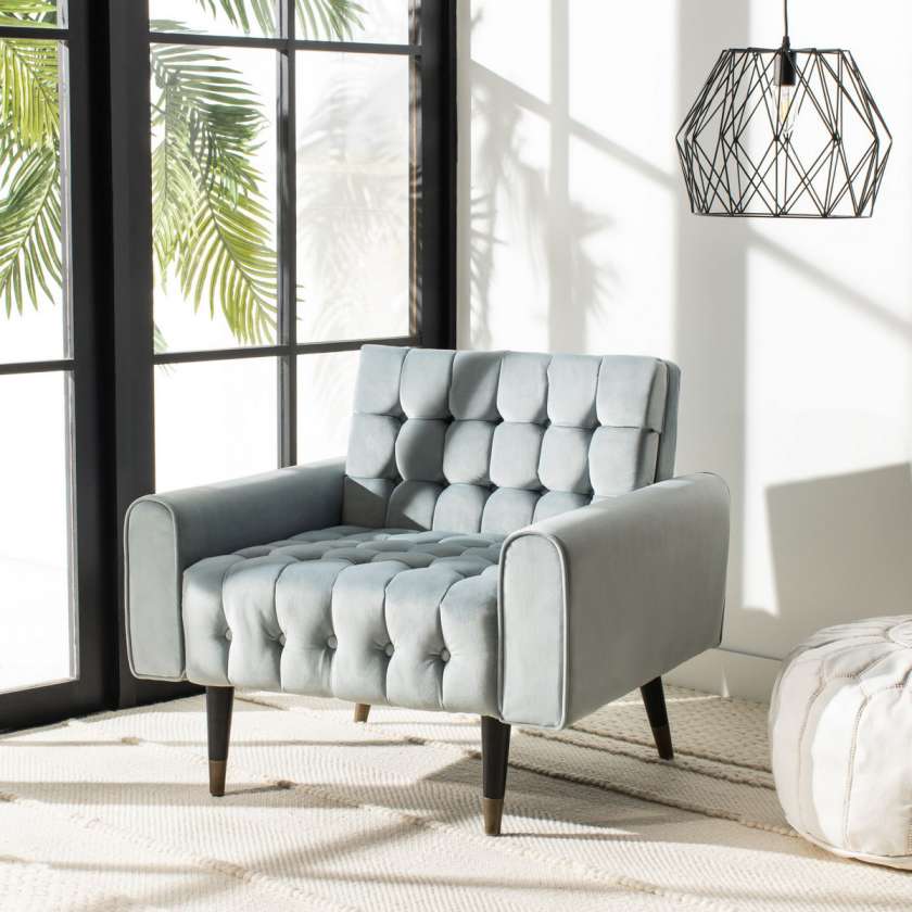 Safavieh Amaris Tufted Accent Chair | Accent Chairs | Modishstore - 2